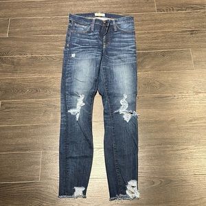 Madewell distressed jeans